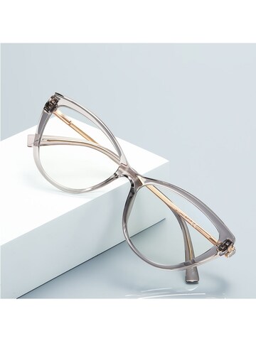 Lunettes de soleil 'Damen Cat-eye Blaulichthemmende Brillen Für Frauen Overhunk' VEYREY en gris