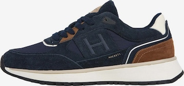 Baskets basses 'Otto' Hackett London en bleu : devant