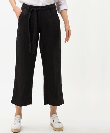 BRAX Regular Pantalon 'Maine' in Zwart