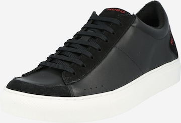 HUGO Red Sneakers 'Futurism' in Black: front