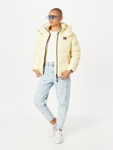 Tommy Jeans Kurtka zimowa 'ALASKA' w kolorze żółty