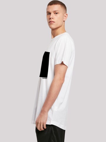 T-Shirt 'SELF CARE' F4NT4STIC en blanc