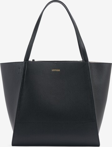 LOTTUSSE Shopper ' Talaia ' in Zwart: voorkant