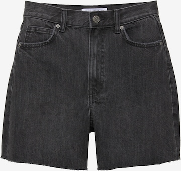 Pull&Bear Regular Farkut värissä musta: etupuoli