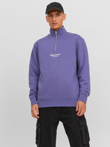 JACK & JONES Sweatshirt 'JORVESTERBRO' in Lila: predná strana