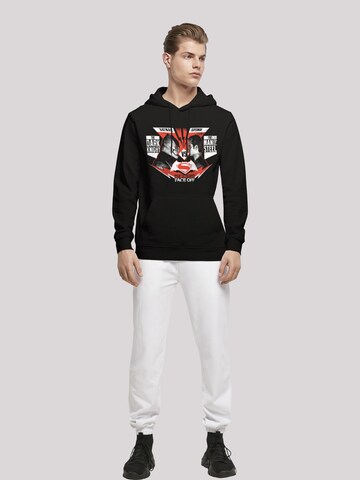 F4NT4STIC Sweatshirt 'DC Comics Batman V Superman Off' in Black