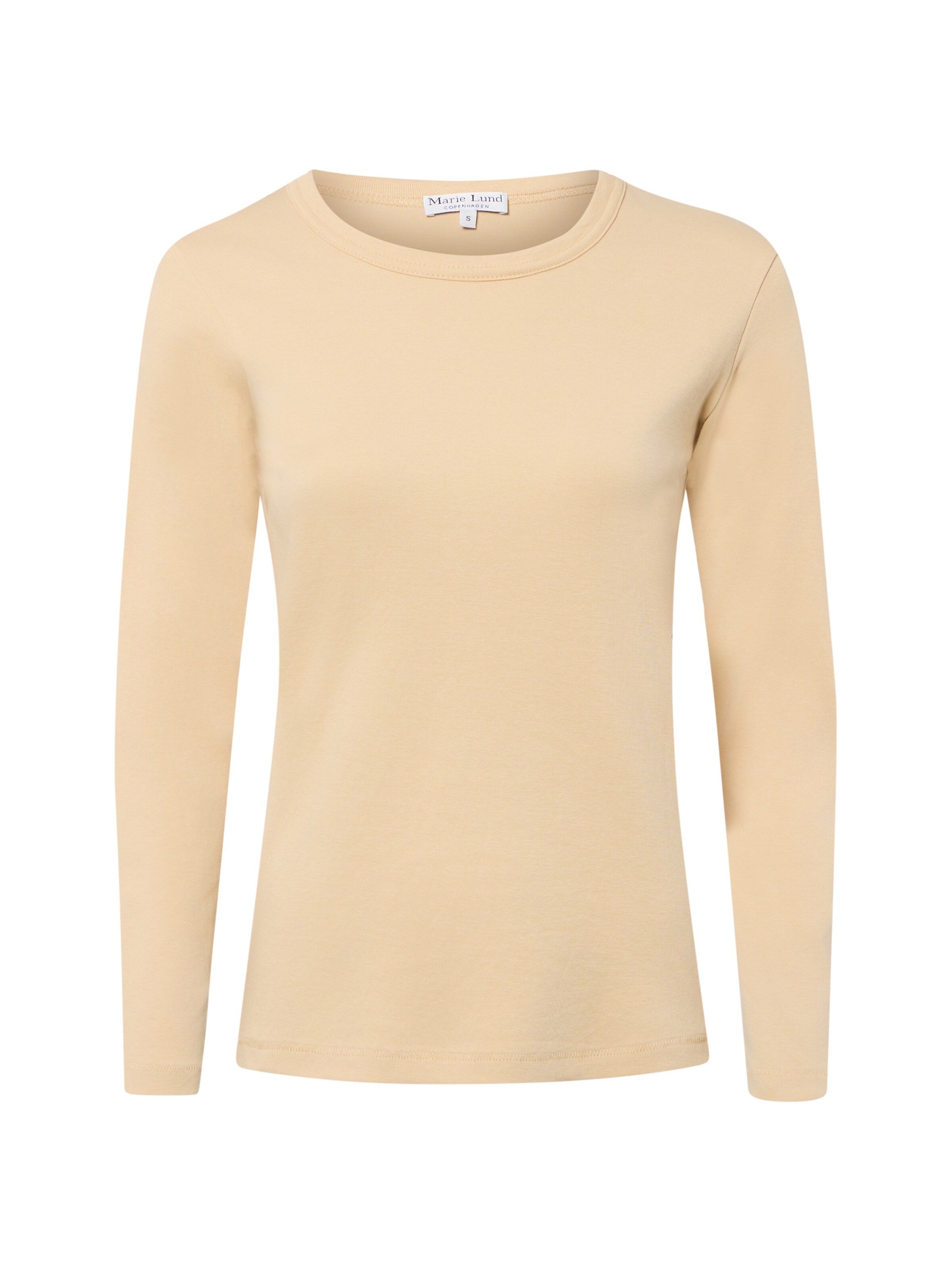 Marie Lund T-shirt en S en beige, Vue avec produit