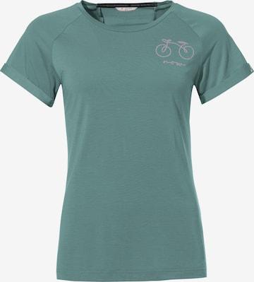 VAUDE Functioneel shirt ' W Cyclist 2 T ' in Groen: voorkant