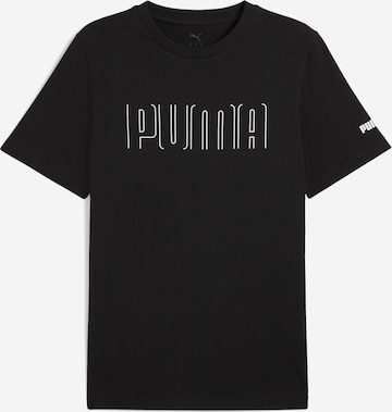 PUMA Performance Shirt in Black: front