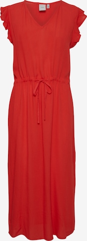 ICHI Dress 'IHMARRAKECH' in Red: front