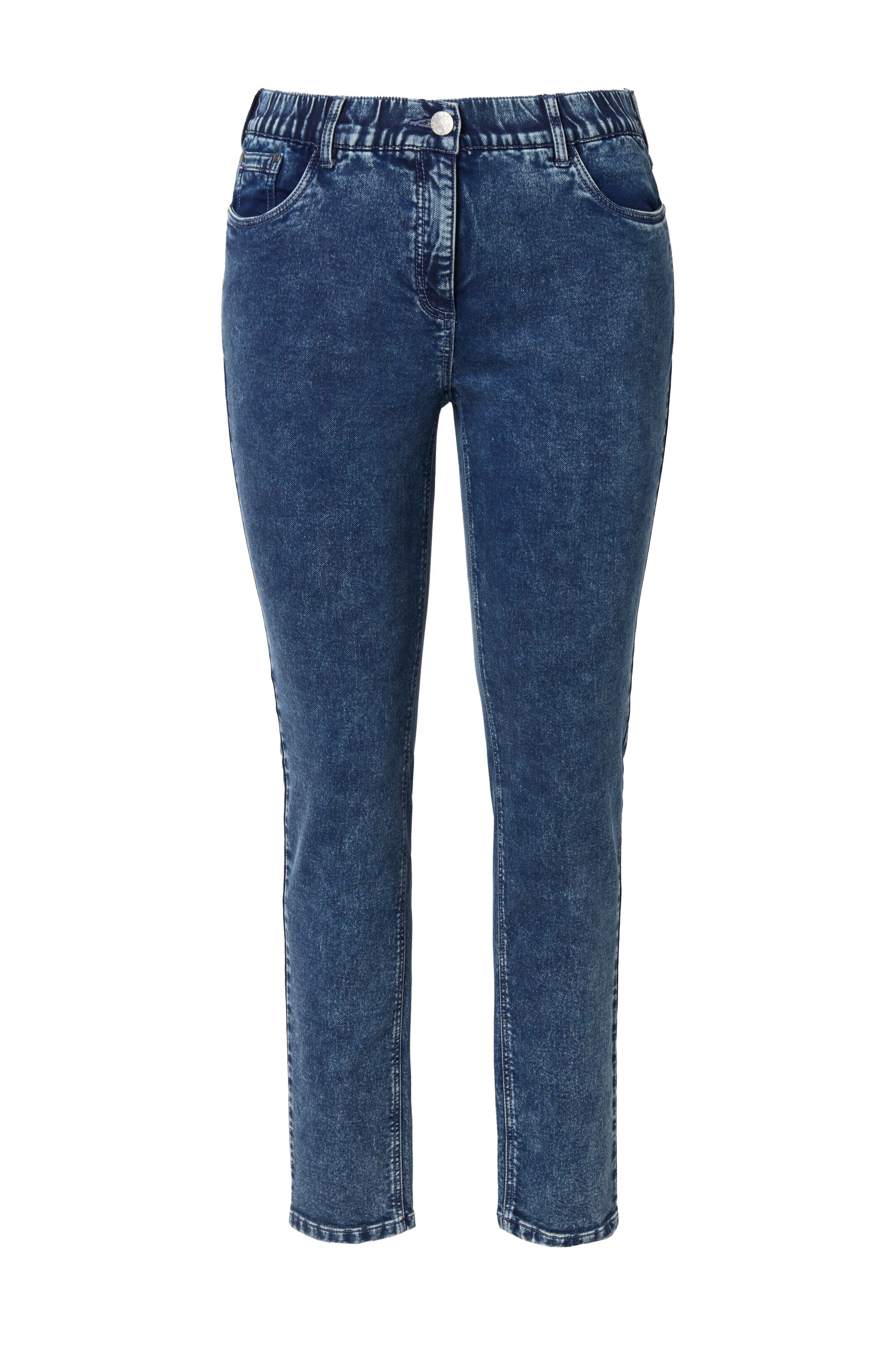 Ulla Popken Jeans in Blau: Vorderseite