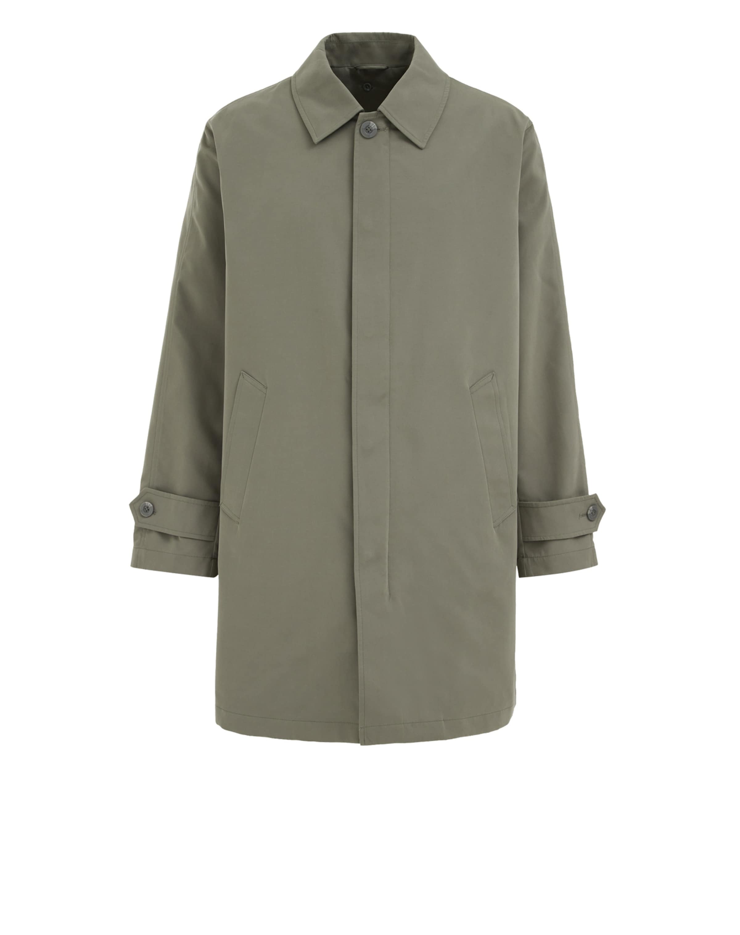 WE Fashion - Abrigo de entretiempo en verde: frente