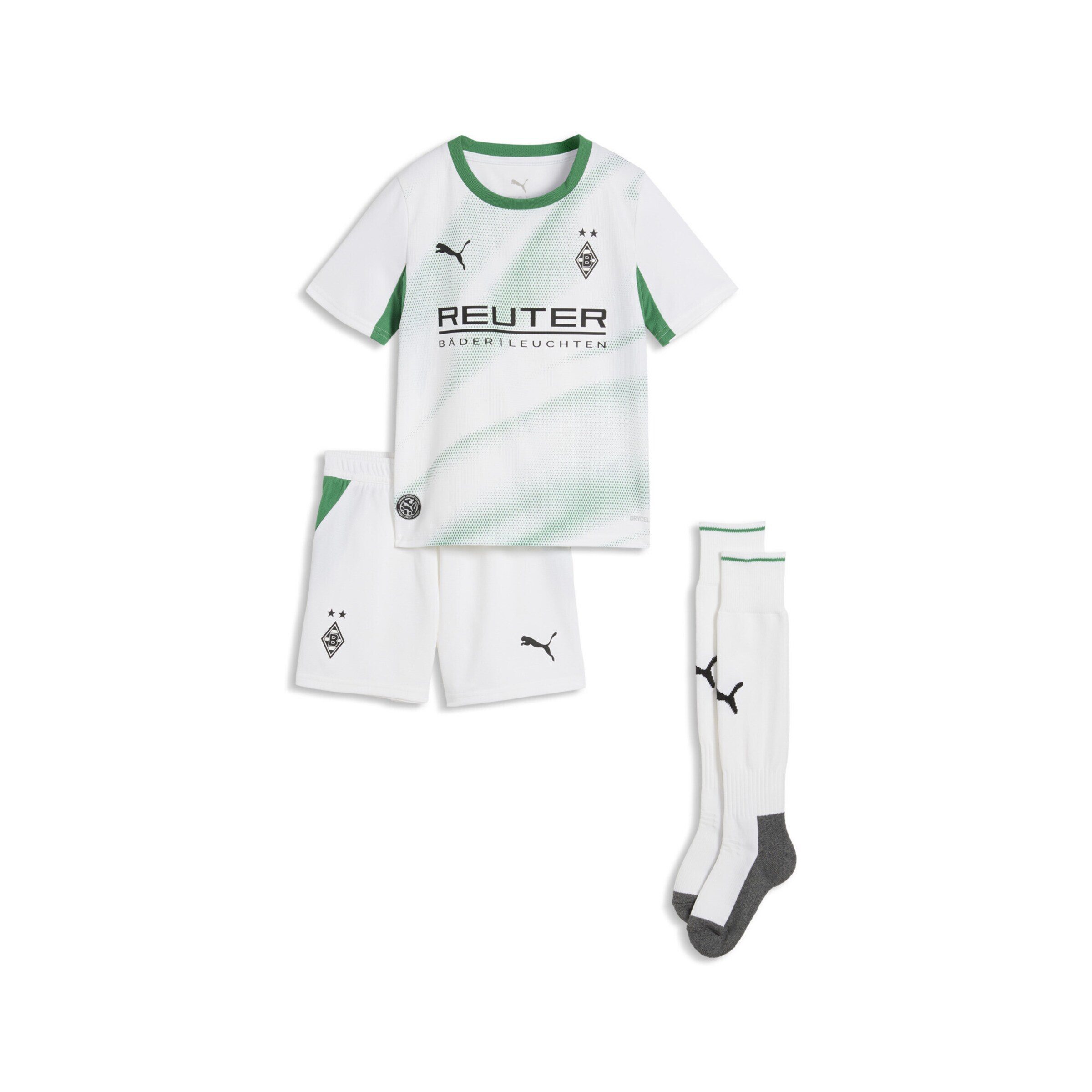 PUMA Sports Suit 'Borussia Mönchengladbach' in White: front