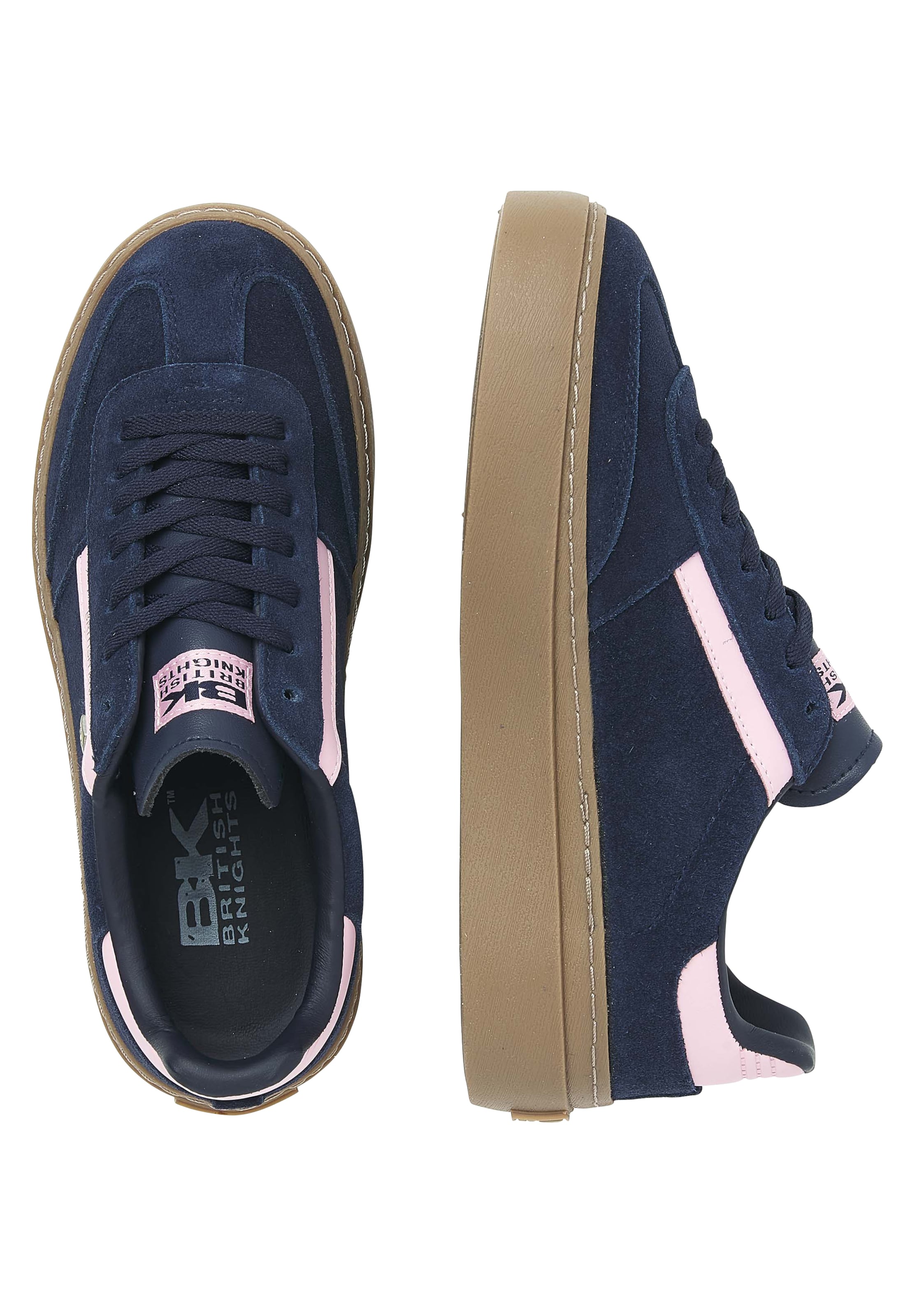 BRITISH KNIGHTS Platform trainers ' RE-ISSUE ' in Black