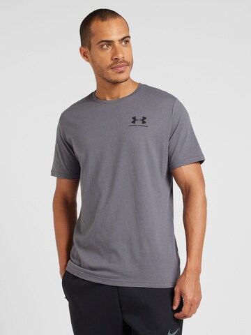Maglia funzionale di UNDER ARMOUR in grigio: frontale