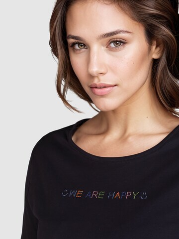 T-shirt Navigazione en noir