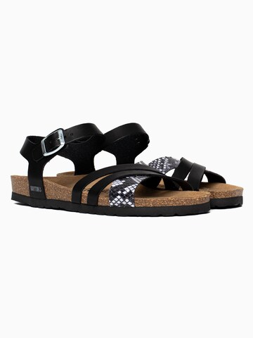 Bayton Sandal 'Denia' in Black