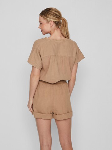 VILA Blouse 'Lania' in Brown