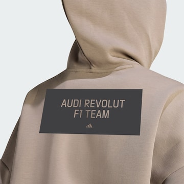 ADIDAS PERFORMANCE Sportief sweatshirt 'AUDI REVOLUT F1 TEAM ELEVATED' in Bruin