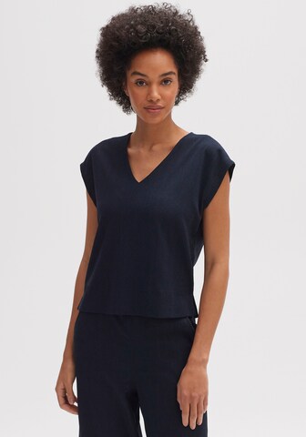 OPUS Blouse 'Seltiko' in Blauw: voorkant