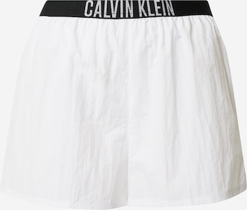 Calvin Klein Swimwear Board Shorts in White: front