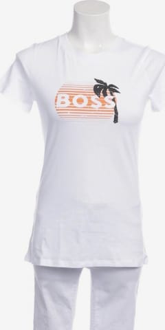 BOSS Top & Shirt in XS in White: front