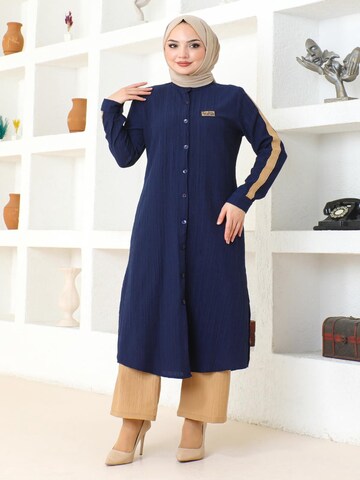 MODAMIHRAM Tuniek in Blauw: voorkant