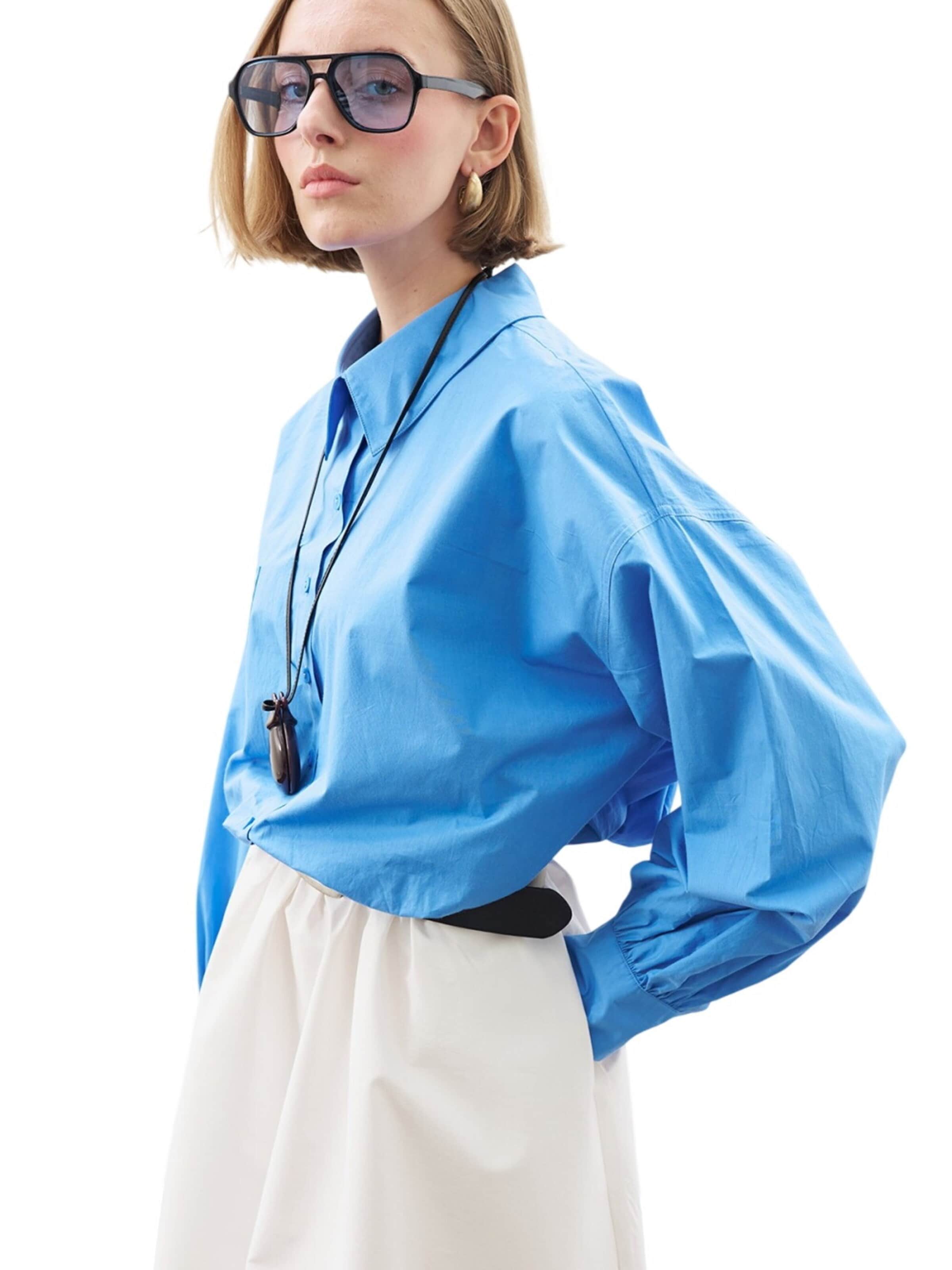 MANUKA Blouse in Blue