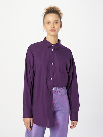 Monki Blouse in Lila: voorkant