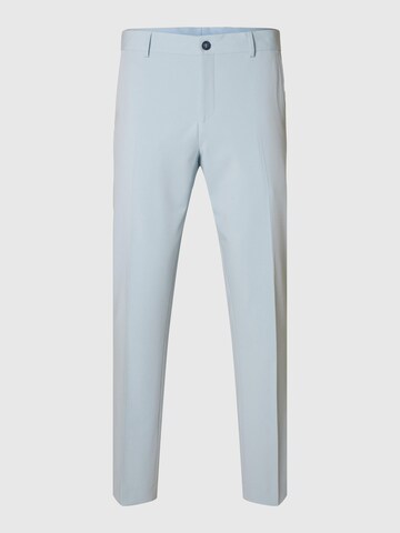 Coupe slim Pantalon à plis SELECTED HOMME en bleu