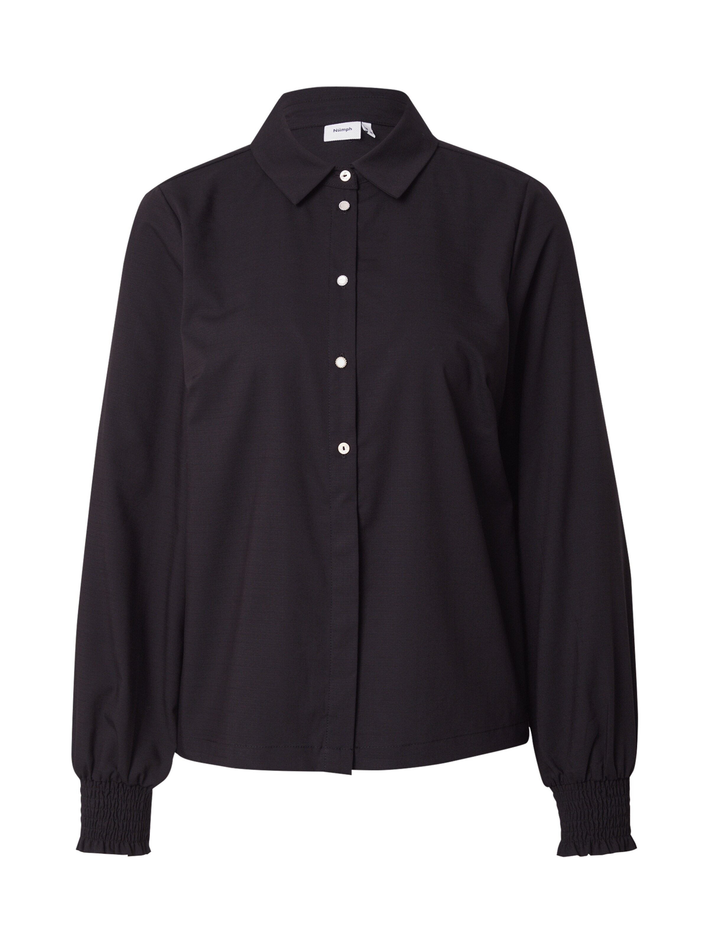 Camicia da donna di NÜMPH in nero: frontale
