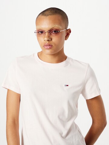 T-shirt Tommy Jeans en rose