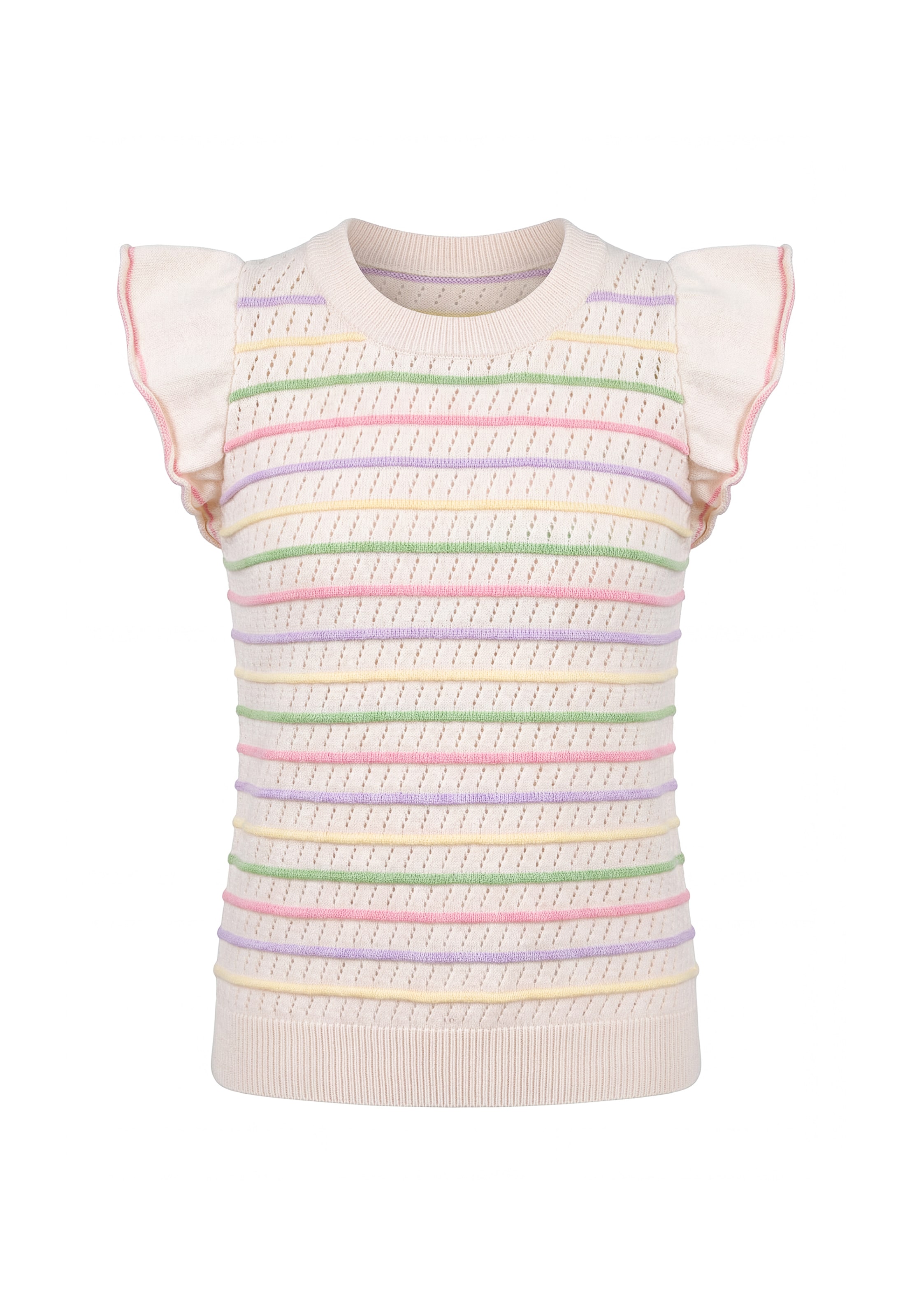 faina - Jersey en beige: frente