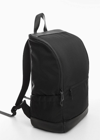 MANGO MAN Rucksack 'Office' in Schwarz