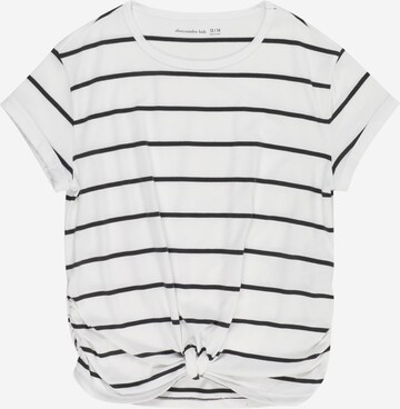 Abercrombie & Fitch T-shirt 'Essential' i vit: framsida