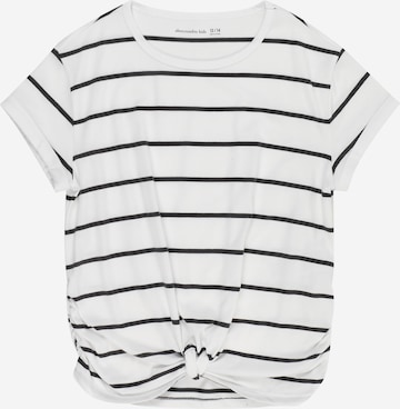 Abercrombie & Fitch - Camiseta 'Essential' en blanco: frente