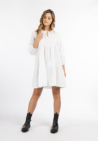 DreiMaster Vintage Jurk in Wit