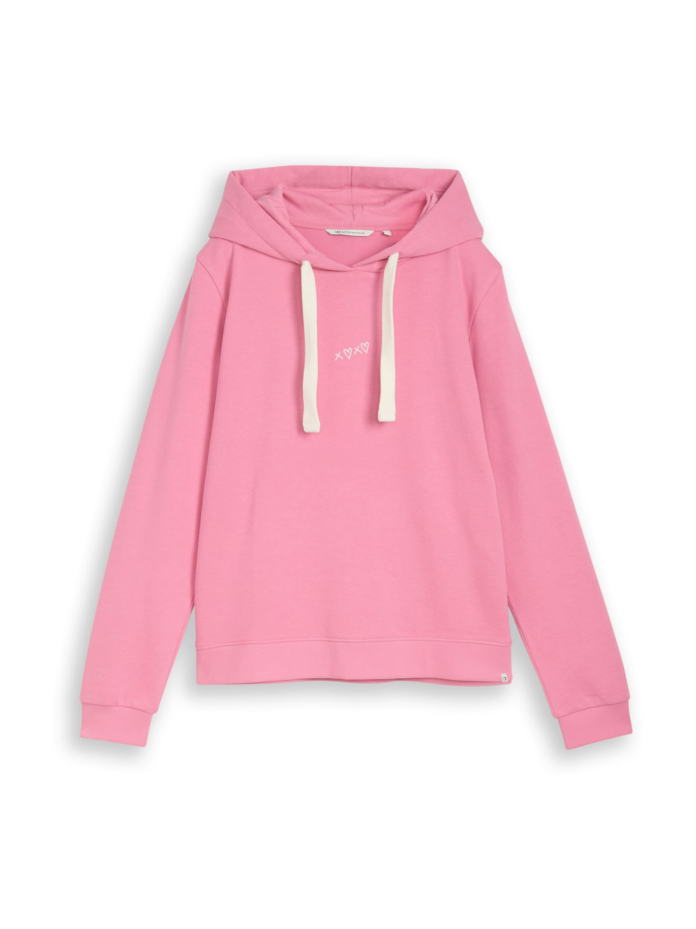 TOM TAILOR DENIM Sweatshirt in Pink: front