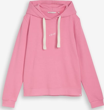 TOM TAILOR DENIM Majica | roza barva: sprednja stran