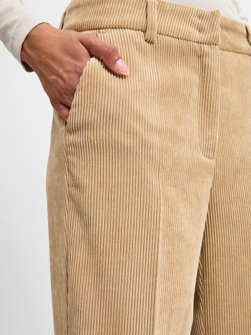 Cambio Wide leg Broek ' Amelie ' in Beige