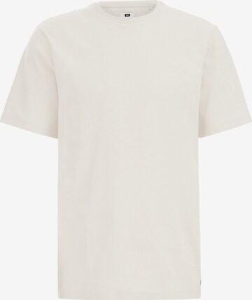 T-Shirt WE Fashion en beige : devant