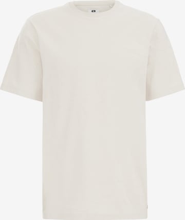 T-Shirt WE Fashion en beige : devant