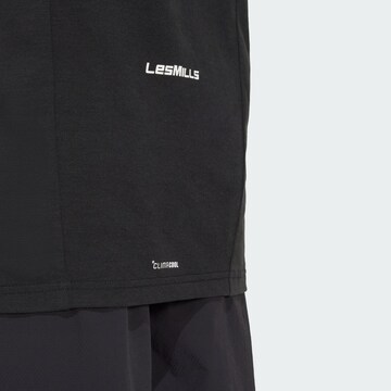 T-Shirt fonctionnel 'Les Mills' ADIDAS PERFORMANCE en noir