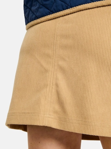 Liberte Essentiel Rok ' CORDUROY ' in Beige