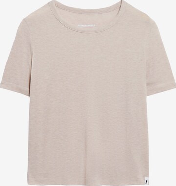 T-shirt 'GENEVRAA' ARMEDANGELS en beige : devant