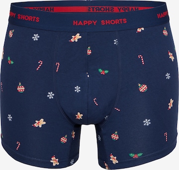 Boxers 'XMAS ' Happy Shorts en bleu