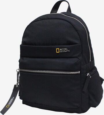 National Geographic Backpack 'Research' in Black: front