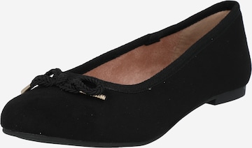 TAMARIS Ballet Flats in Black: front