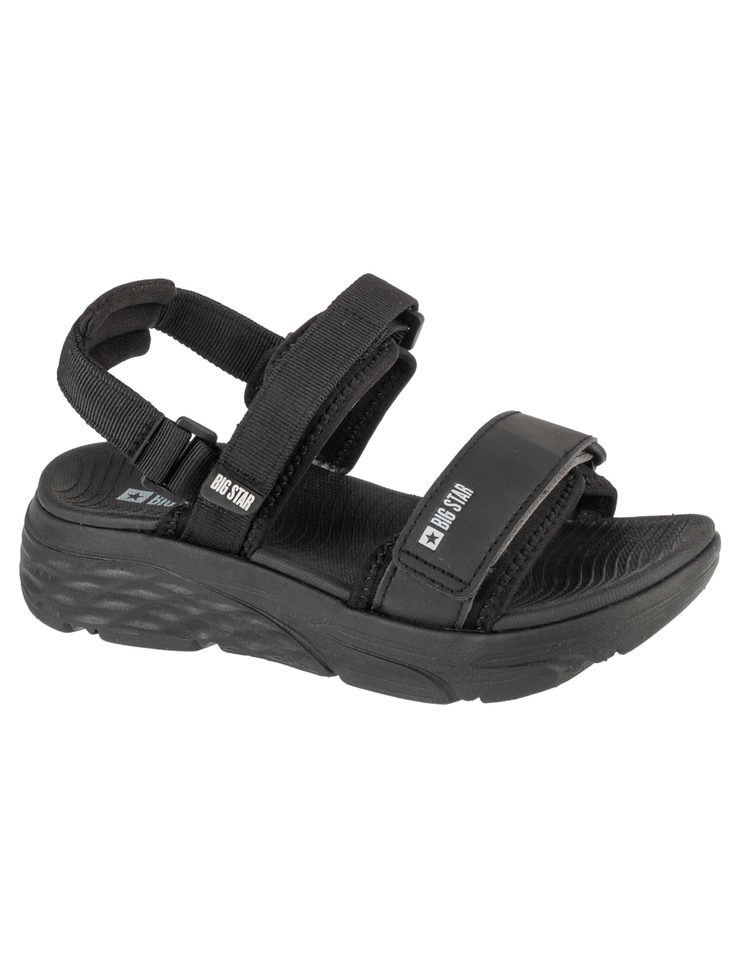 BIG STAR Trekkingsandale 'RR274A0'‌‌‌‌‌‌‌‌ in Schwarz: Vorderseite