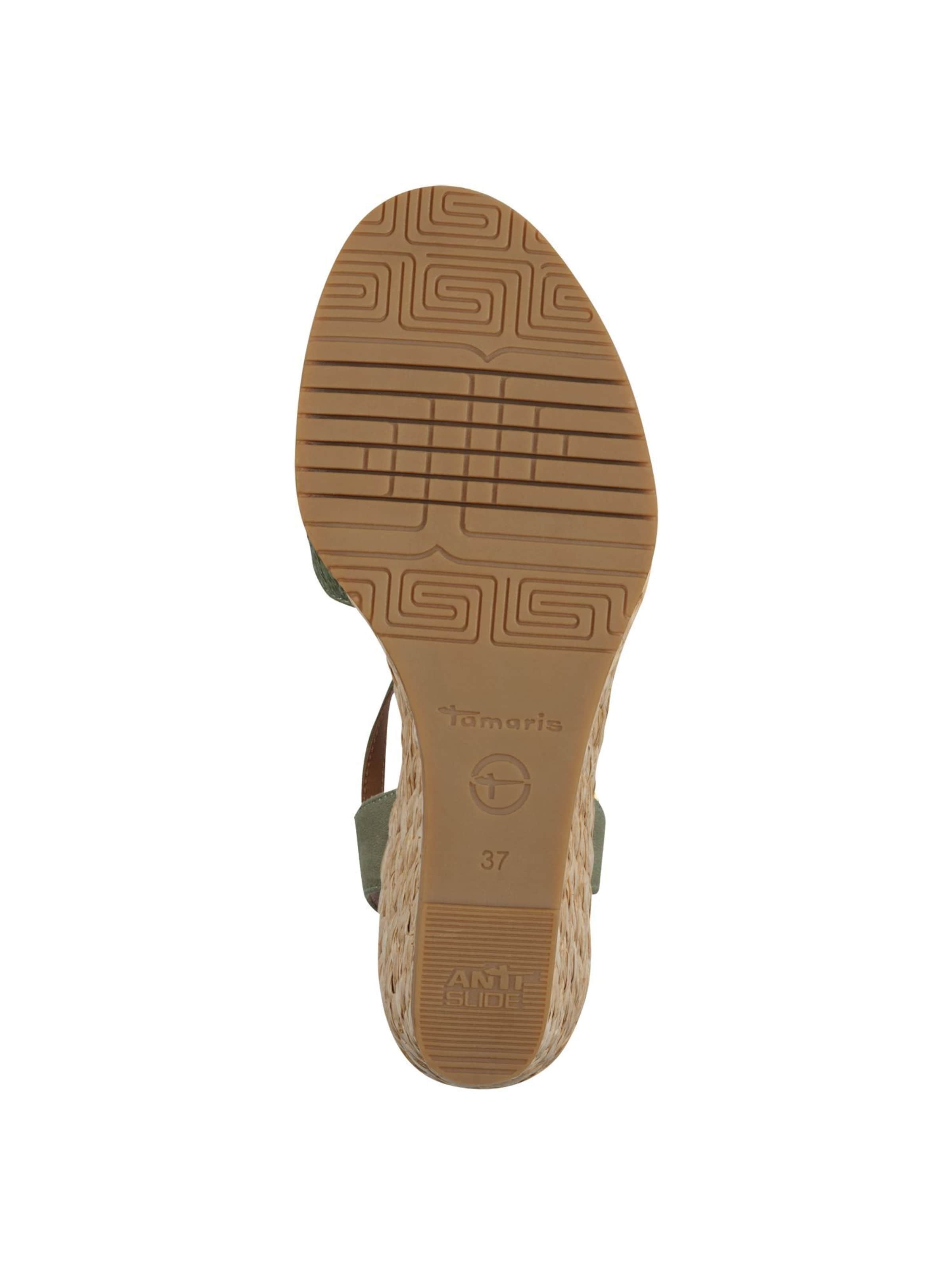 Tamaris Sandale in Grün